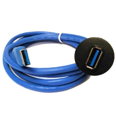 1m/3.3ft Single Port Usb Panel Flush Mount Cable Usb3.0 A Male To Usb3.0 A Female Car Mount Extension Cable Davitu Cables Adapters & Sockets 1m/3.3ft Single Port Usb Panel Flush Mount Cable Usb3.0 A Male To Usb3.0 A Female Car Mount Extension Cable Davitu Cables Adapters & Sockets