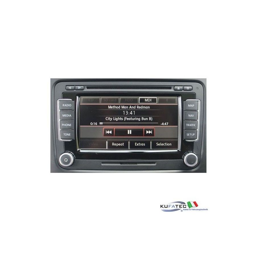 VW RNS 510 MDI USB Adapter Cable - Plug And Play Media Interface Lead