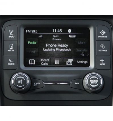 Jeep Uconnect 5" front and rear camera inputs video interface