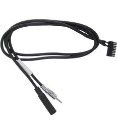 ACV Adattatore Antenna DIN Maschio A ISO Maschio - 1501-15 - Per Autoradio, Vecchio A Nuovo, Con Rivestimento Plastica - 2