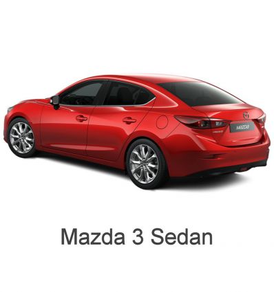 Rear camera Plug&Play kit for Mazda 3 Sedan 2014