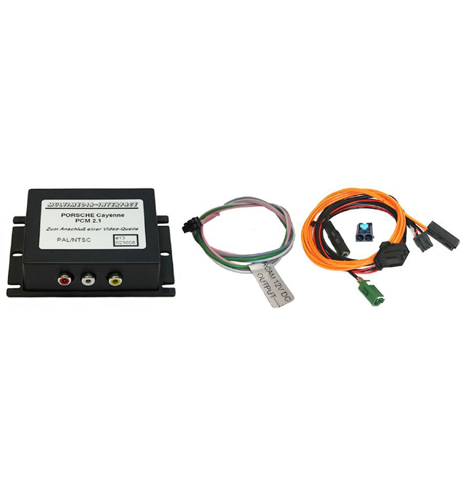 AudioVideo and reverse camera input interface for PORSCHE PCM2.1
