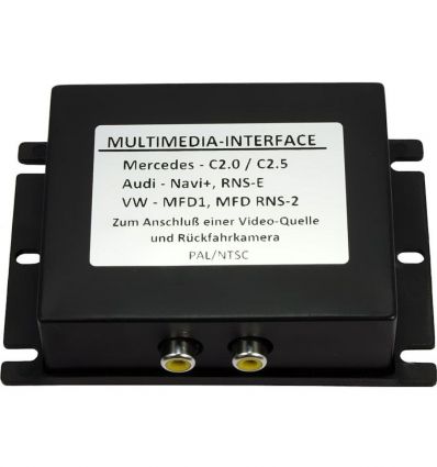 SKODA Nexus MFD2/RNS2 Audio - Video and reverse camera input interface for vehicles w/o factory RVC