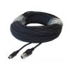 Rear-view camera extension cable 20m long