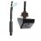 Black mini mount-on camera with guidelines and switchable image mirror function