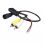 Rear-view or frontal camera adaptor cable 4pin bush to RCA
