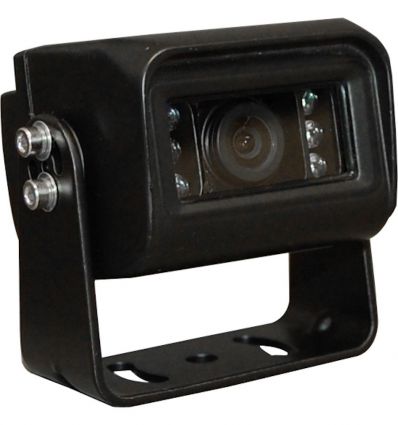 Retrocamera con 6 LED IR, supporto esterno, sistema di chiusura automatica