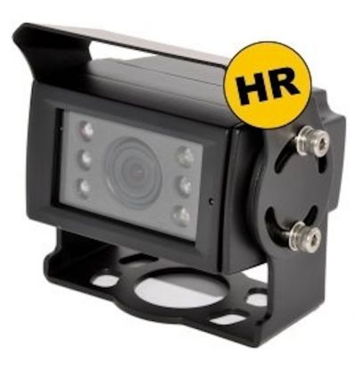 Mount-on shutter rear-view camera with 5 IR LEDs, audio