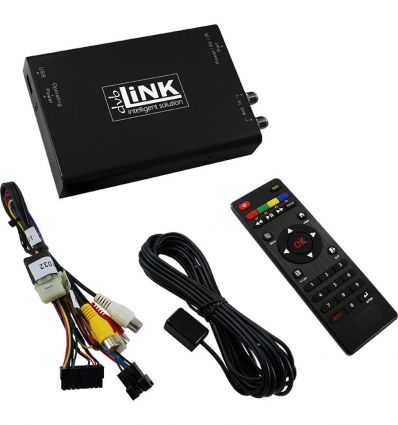 Dual DVB-T2 tuner with USB audio/video player.