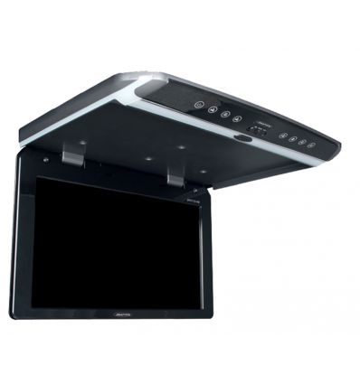 Roof-mount monitor 10.1inch, dark grey, Full HD, USB, HDMI