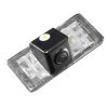 PORSCHE Panamera Rear-view camera exchange license-plate illumination with guide-lines and warm-white LED