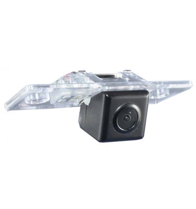 SKODA Fabia Rear-view camera exchange license-plate light, guidelines and warm-white LED