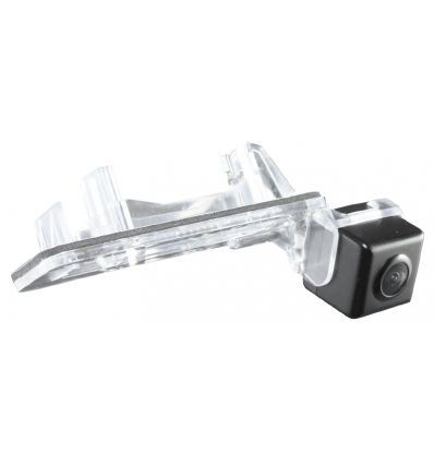 SMART Rear-view camera license-plate light with guide-lines