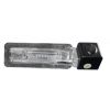 SMART Rear-view camera license-plate light with guide-lines