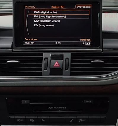 Digital DAB/DAB+ Dual tuner for factory AUDI MMI3G/3G+