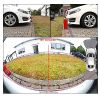 Mini mount-under front camera with fish-eye view with 205° diagonal angle