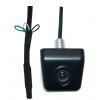 Black mini rear-view camera with switchable guidelines, PAL or NTSC