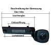 FORD Rear-view camera exchange license-plate illumination with guide-lines and warm-white LED for Transit