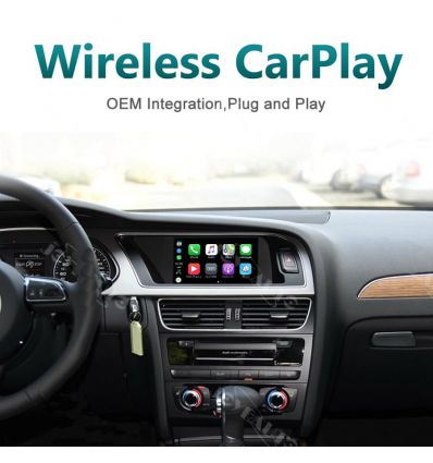 Audi MMI3G Interfaccia Wireless Apple CarPlay iOS ed Android Auto