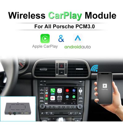 Porsche PCM3.0 Interfaccia Wireless Apple CarPlay ed Android Auto