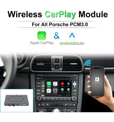 Porsche PCM3.0 Wireless Apple CarPlay AirPlay Android Auto Solution