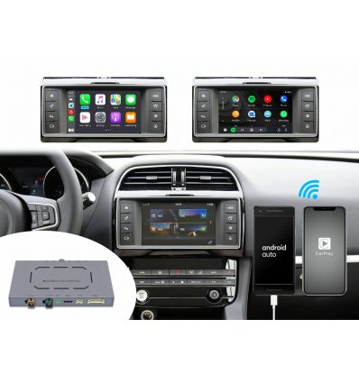 CarPlay and Android Auto integration interface for Jaguar Incontrol Touch 8" Harman
