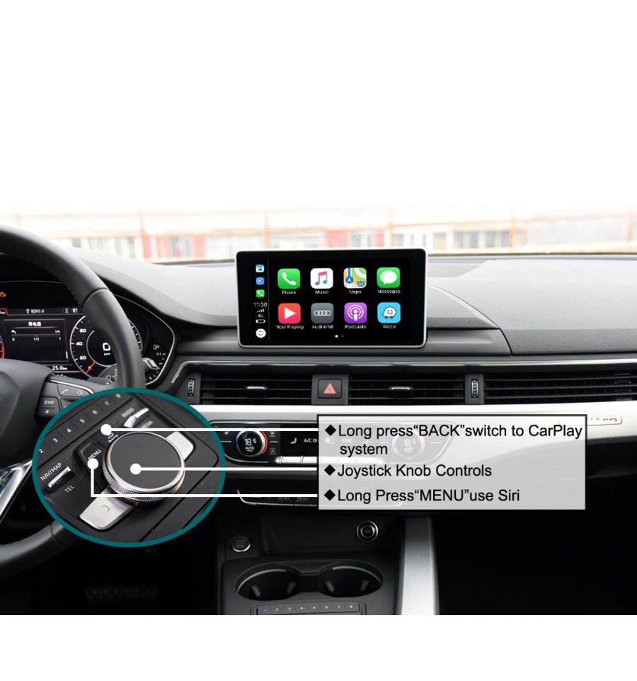 Apple Carplay WLAN / Android auto für Audi Q5 FY (2017-2020) MIB