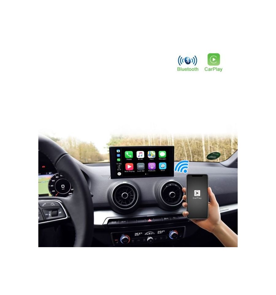 Apple Carplay WLAN / Android auto für Audi Q5 FY (2017-2020) MIB