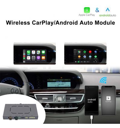Mercedes-Benz S Class W221 2006-2009 Wireless Apple CarPlay AirPlay Android Auto Solution