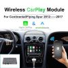 Bentley Continental and Flying Spur Wireless Apple CarPlay iOS Android Auto Solution interface