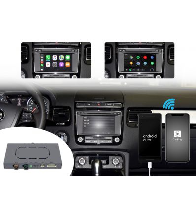 Interfaccia Wireless CarPlay e Android Auto per Volkswagen Touareg RCD550 6.5"