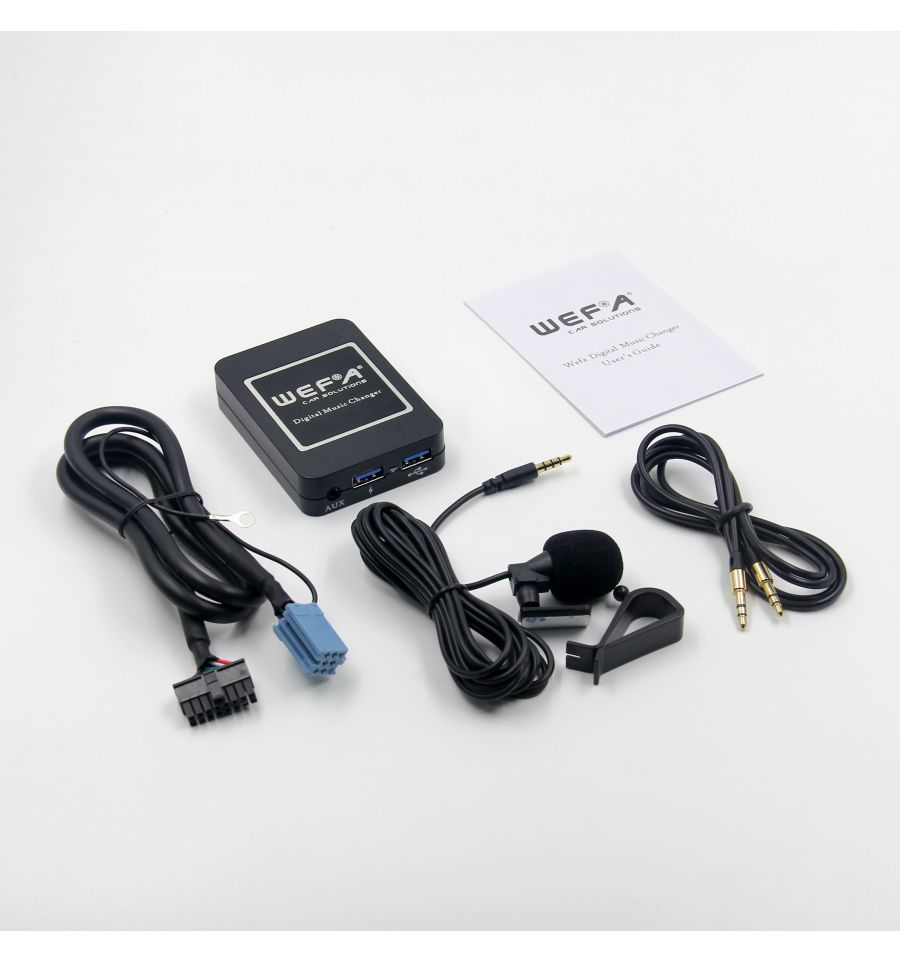 Volkswagen 8 pin (ISO) USB, AUX, Wireless Bluetooth Streaming