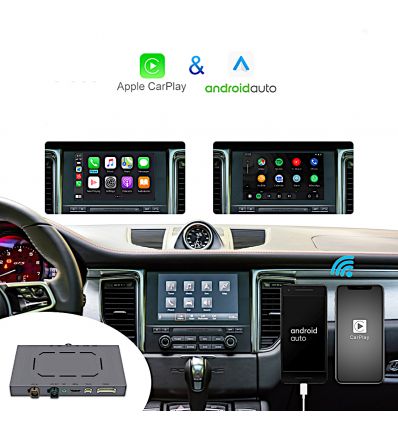 Porsche PCM4.0 interfaccia Wireless Apple CarPlay e Android Auto