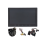 Monitor da 7" AHD formato 16:9 con staffa di supporto,alimentazione 12V/24V