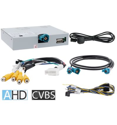 Peugeot NAC and RCC 10.25" AHD video interface with rear and front camera input
