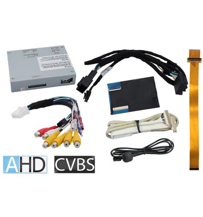 Opel PSA AIO AHD/CVBS video interface with rear and front camera input