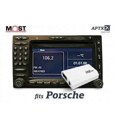 Porsche PCM 2, PCM 2.1, CDR23, CDR24 interfaccia Bluetooth per sistemi MOST