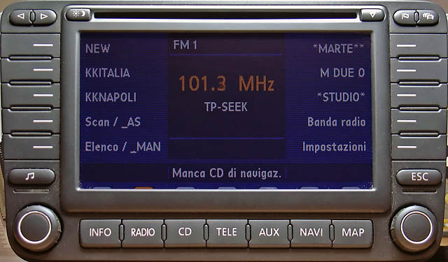 VW Radio Umrüst-Adapter Nachrüst Interface Delta 6 RCD 500 MFD2 RNS2 Navigation