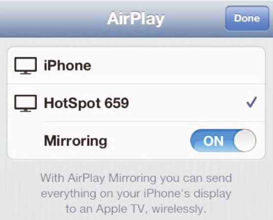 Apple AirPlay Mirroring